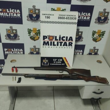 Homem é preso em Canarana após atirar em cachorro e confessar crime de maus-tratos