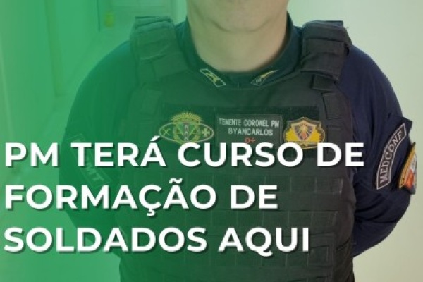 PM terá curso de formação de soldados aqui - veja reportagem