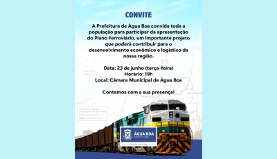 Prefeitura apresentará o Plano Ferroviário