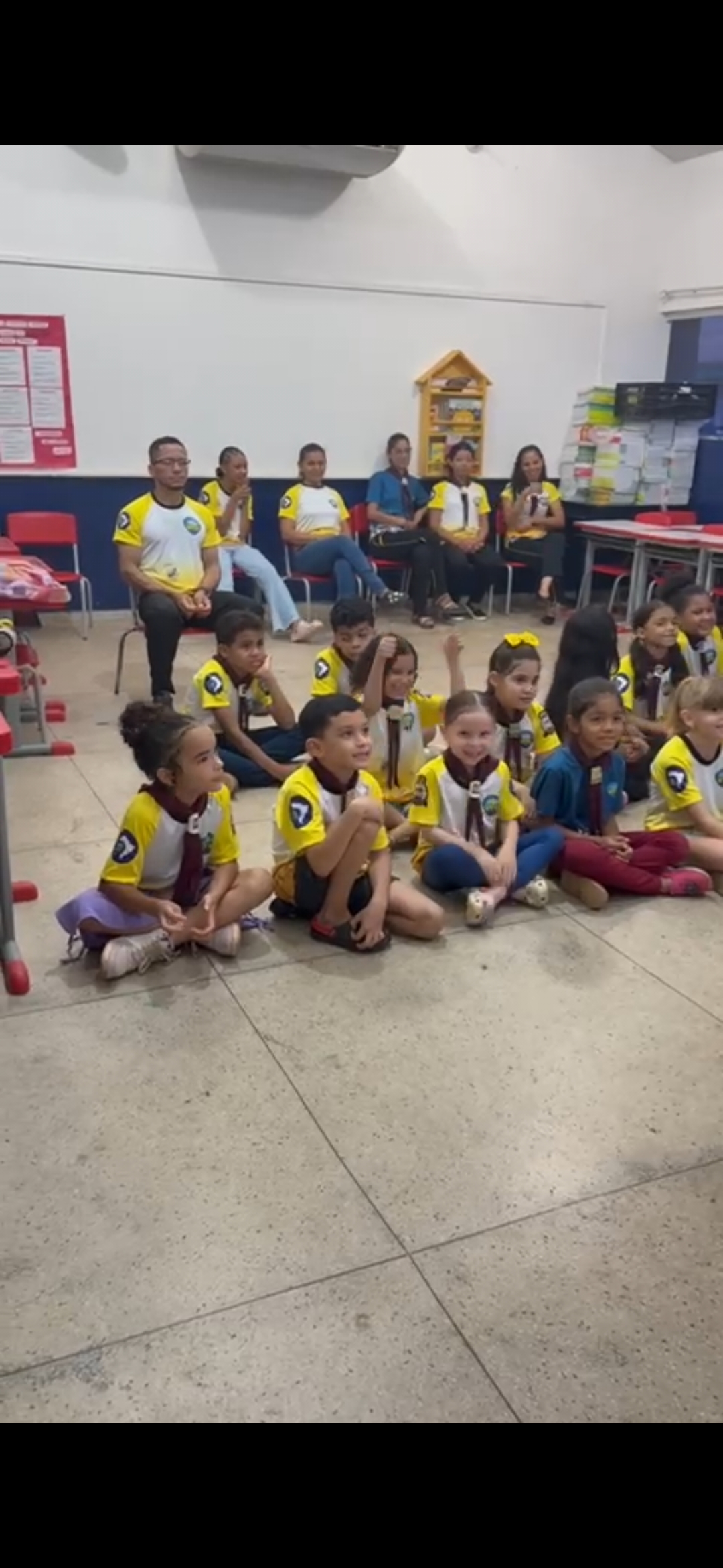 Proerd palestra para Clube de Aventureiros Abelhinhas