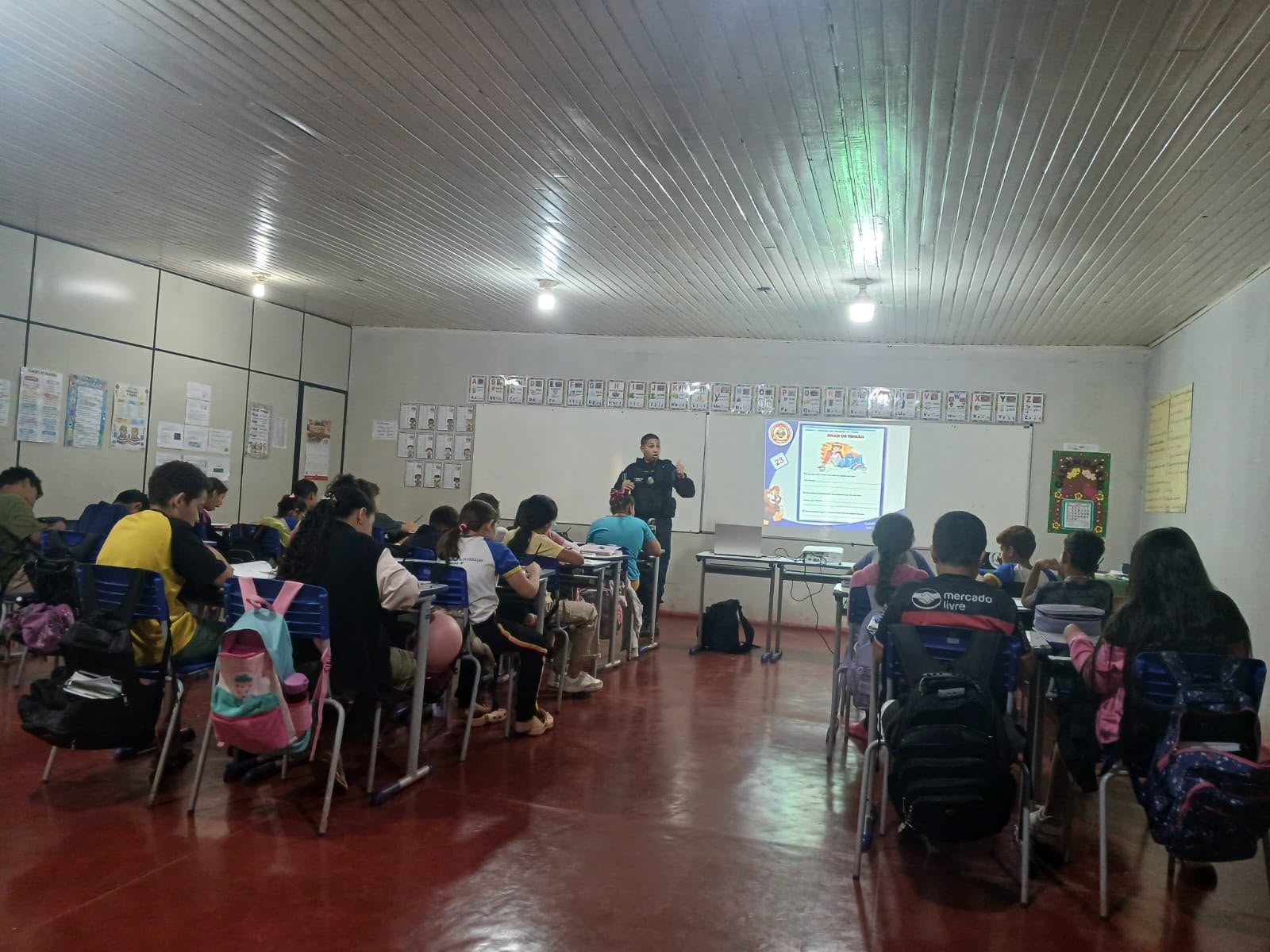 Palestra do Proerd em Canarana