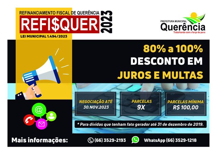 REFISQUER 2023: Oportunidade única para quitar suas dívidas com descontos imperdíveis