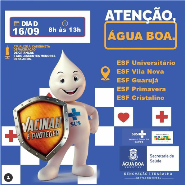 Campanha Nacional de Multivacinação já beneficiou 966 crianças