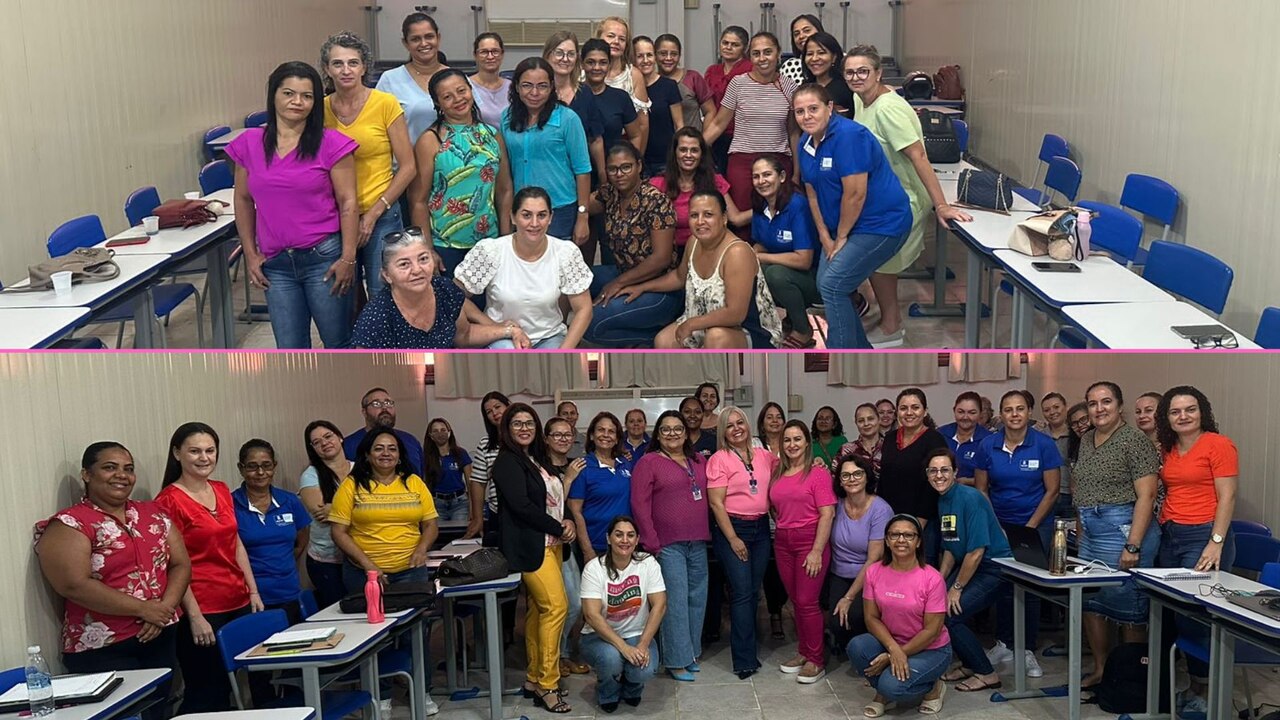 Enfermeiras realizam palestra para profissionais da Educação sobre Outubro Rosa
