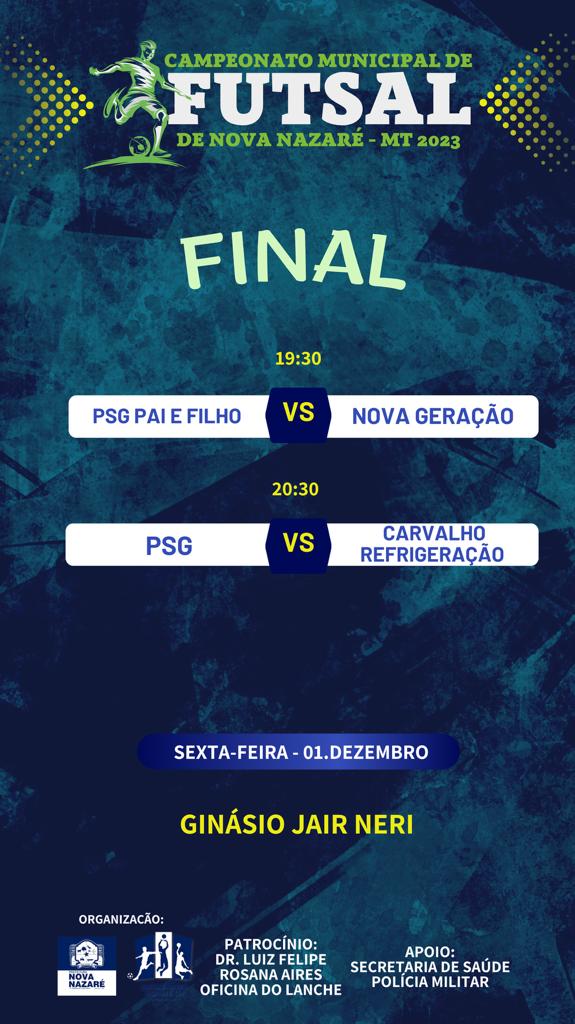Futsal de Nova Nazaré na reta final