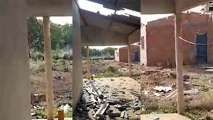 Ventos fortes e chuva causam prejuízos em Nova Nazaré - veja vídeo