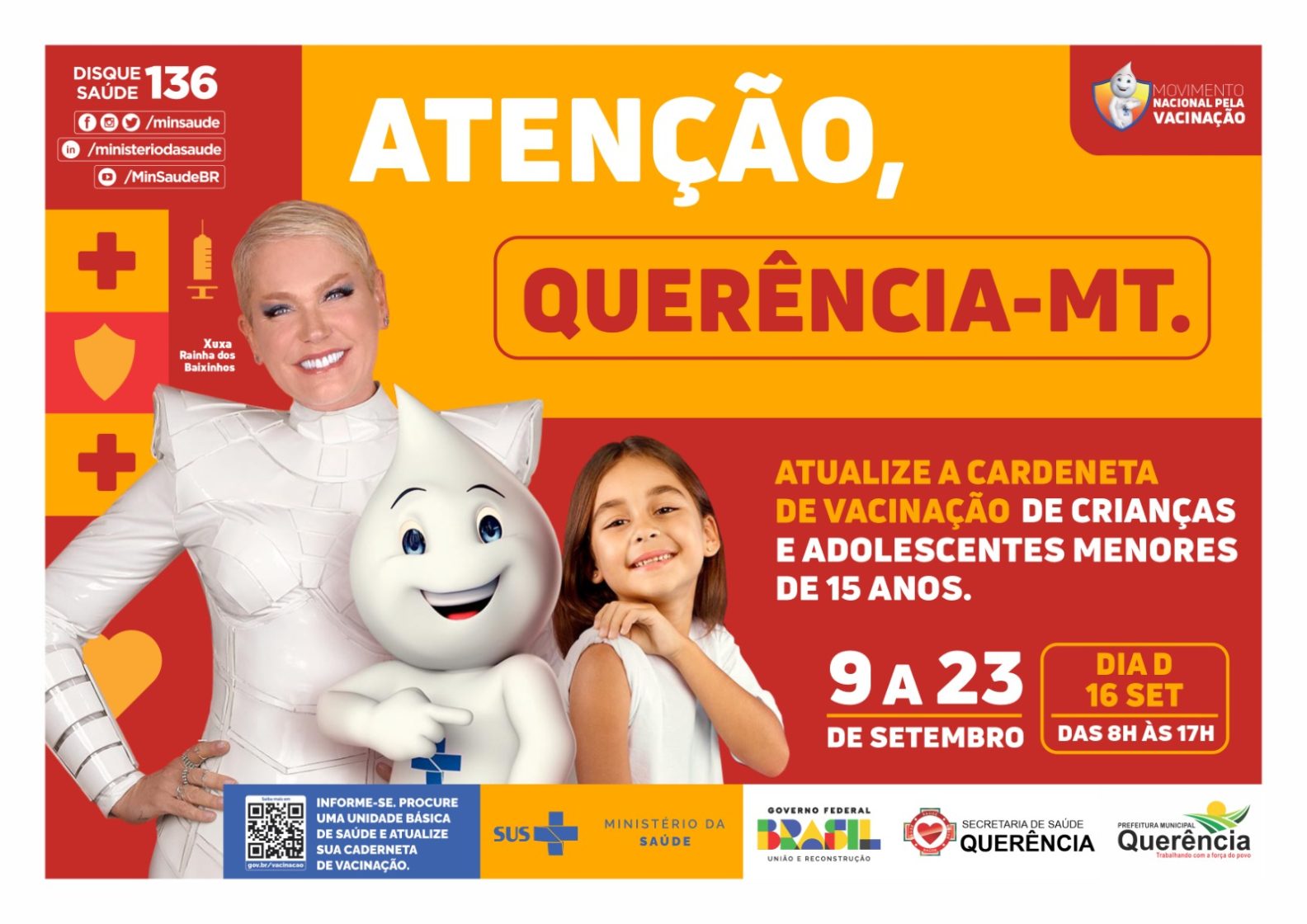 Campanha de Vacinação de Crianças e Adolescentes Menores de 15 anos