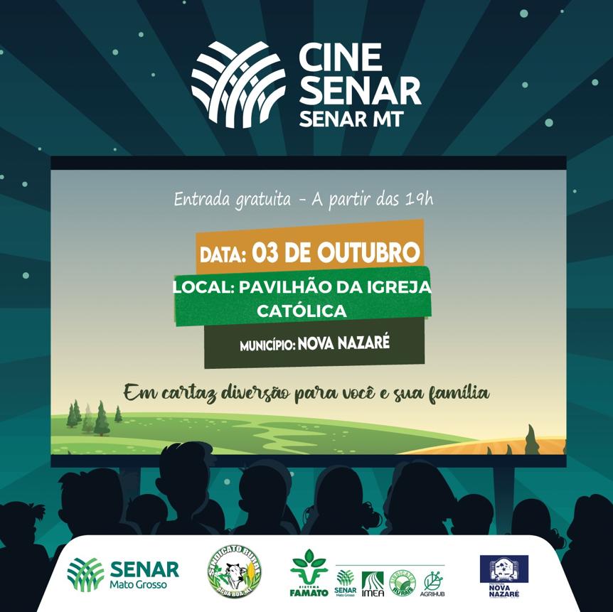 Cine Senar nesta terça-feira em Nova Nazaré