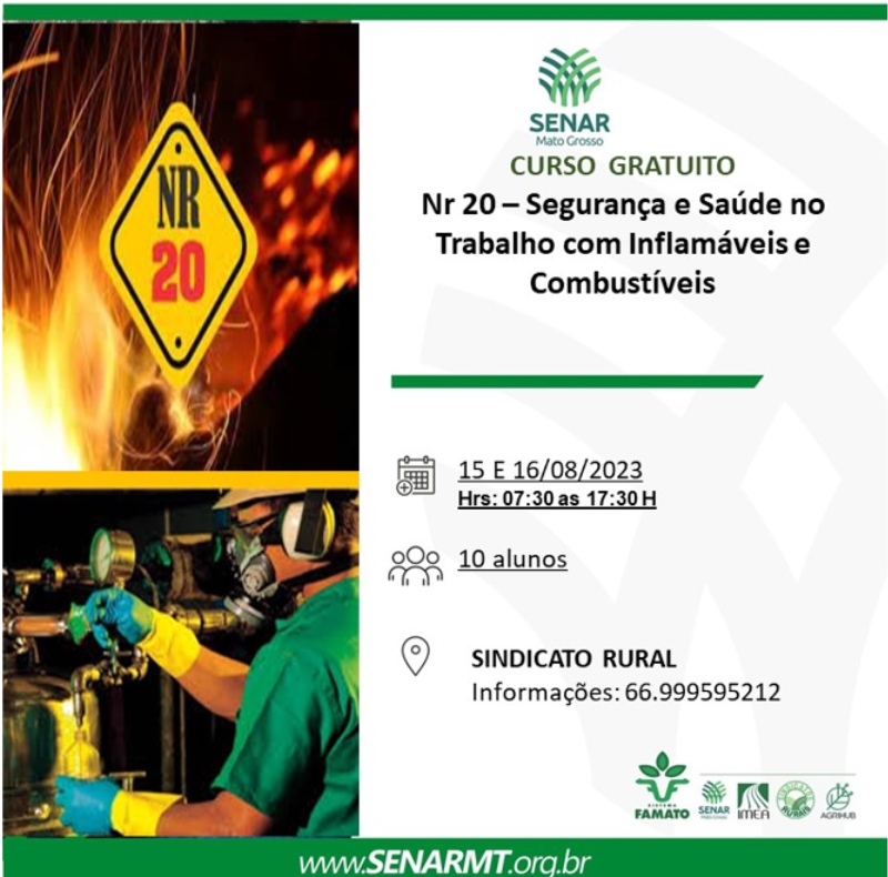 Curso NR 20 – Segurança e Saúde no Trabalho