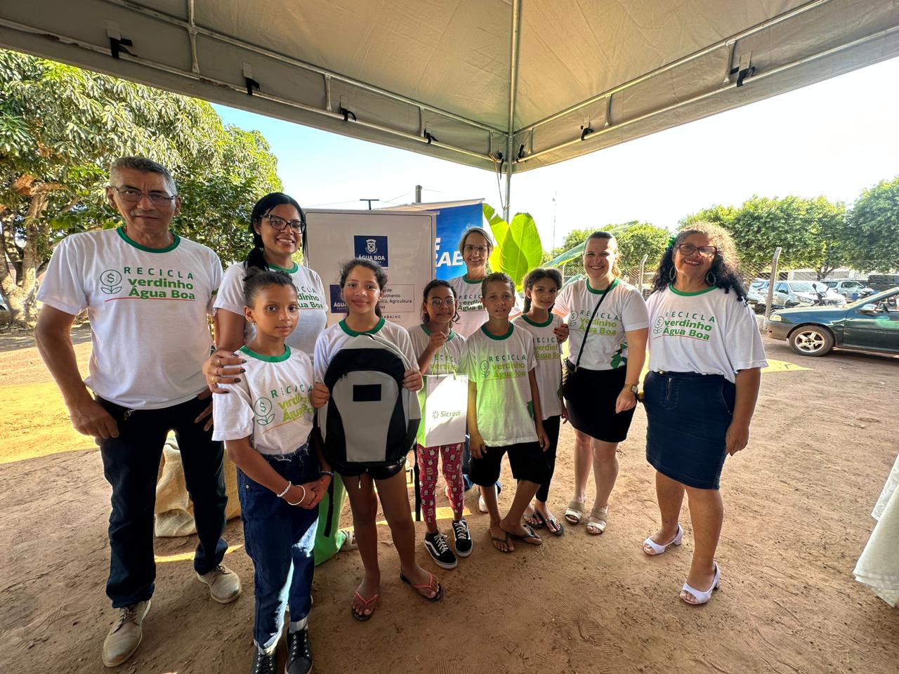Projeto de educação ambiental 'Recicla Verdinho' é encerrado em Água Boa