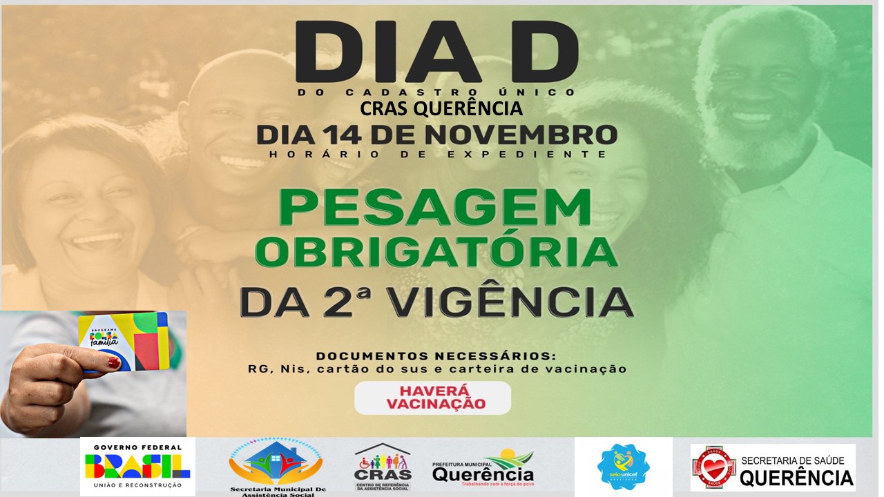 Dia D do Cadastro Único: saúde e vacinação para beneficiários do Bolsa Família em Querência; veja vídeo