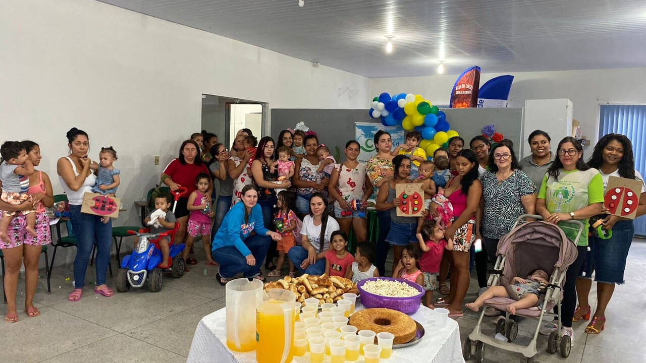 Assistência Social promove encontro do Programa Criança Feliz em parceria com a Pastoral da Criança