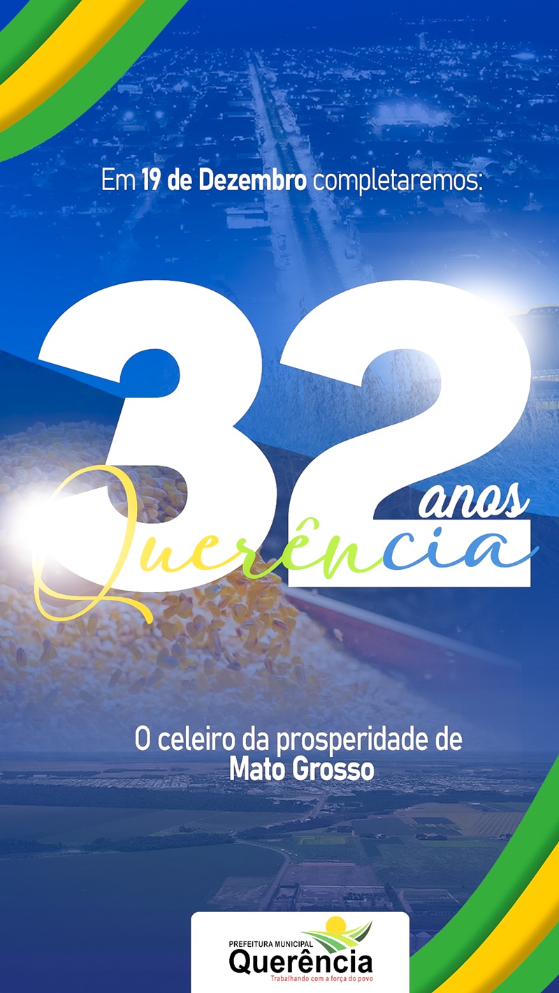 Prefeitura de Querência Celebra 32 Anos com Lançamento de Wallpaper Especial