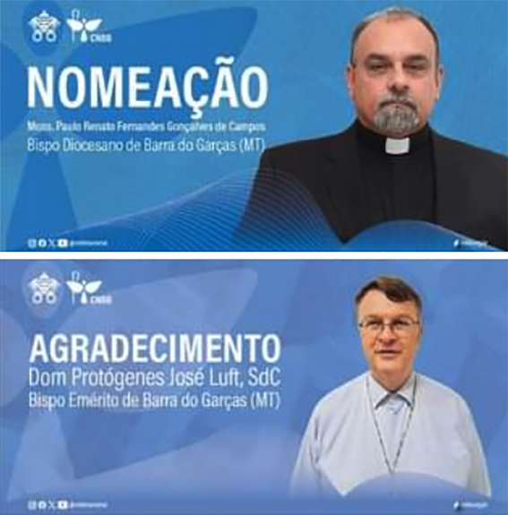 Diocese de Barra do Garças conta com novo bispo