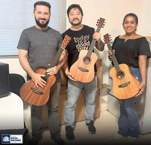 Novos Equipamentos Musicais Chegam por Meio da Emenda do Vereador Elson Kamiguchi