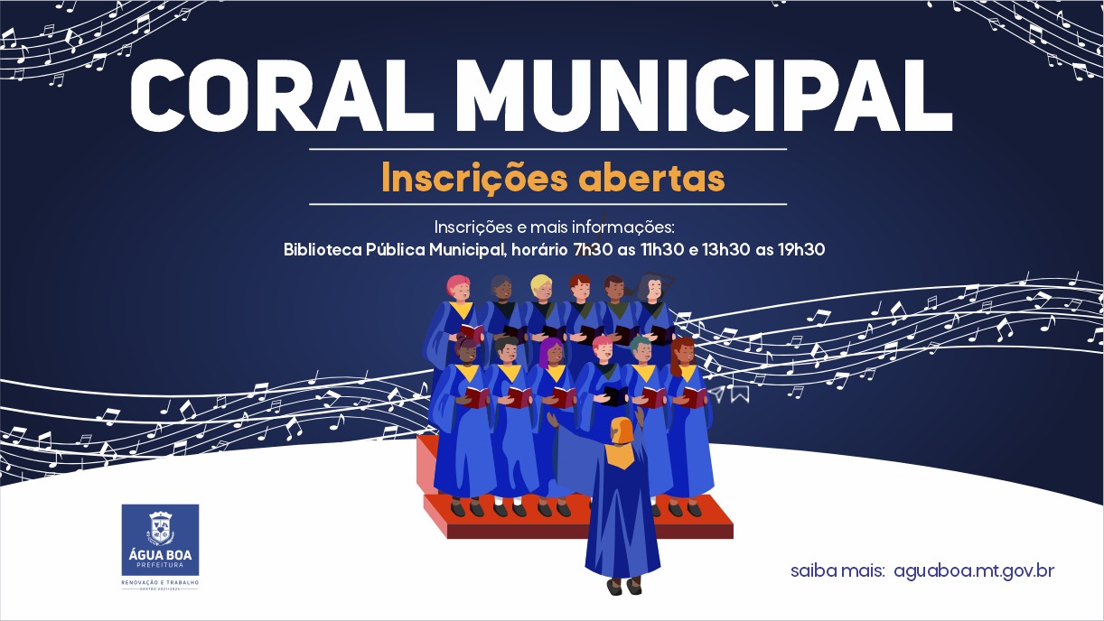 Coral Municipal está com inscrições abertas para 2024