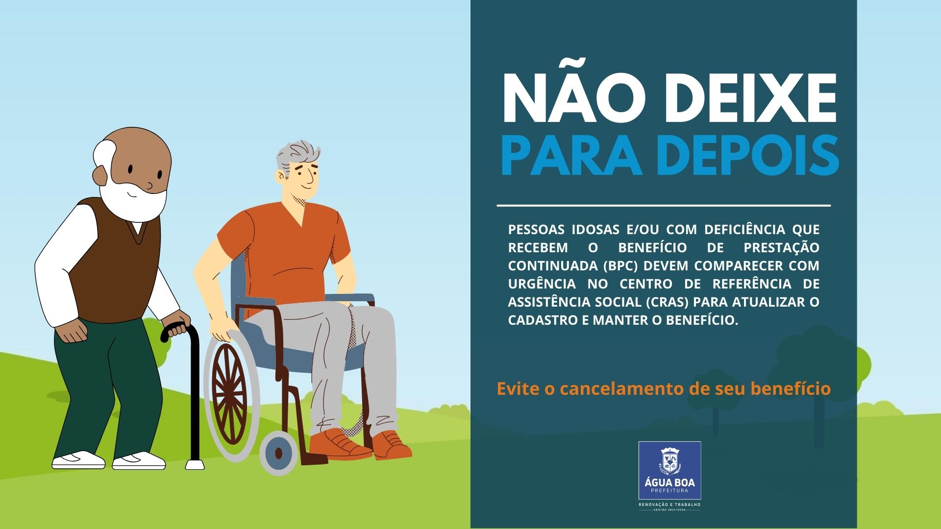 Lista atualizada: Pessoas que recebem o BPC devem atualizar CadÚnico com urgência