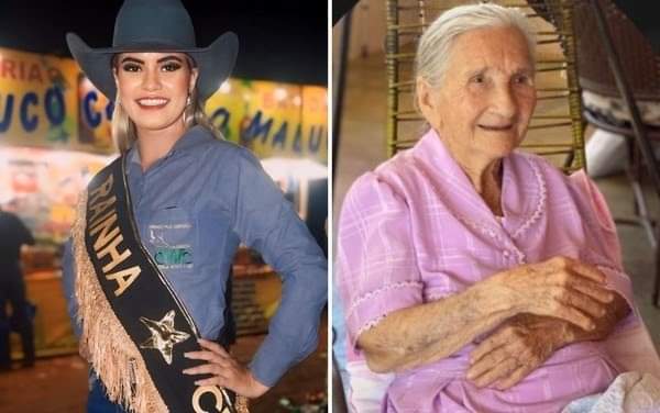 Rainha de rodeio de 24 anos morreu no mesmo dia que a bisavó