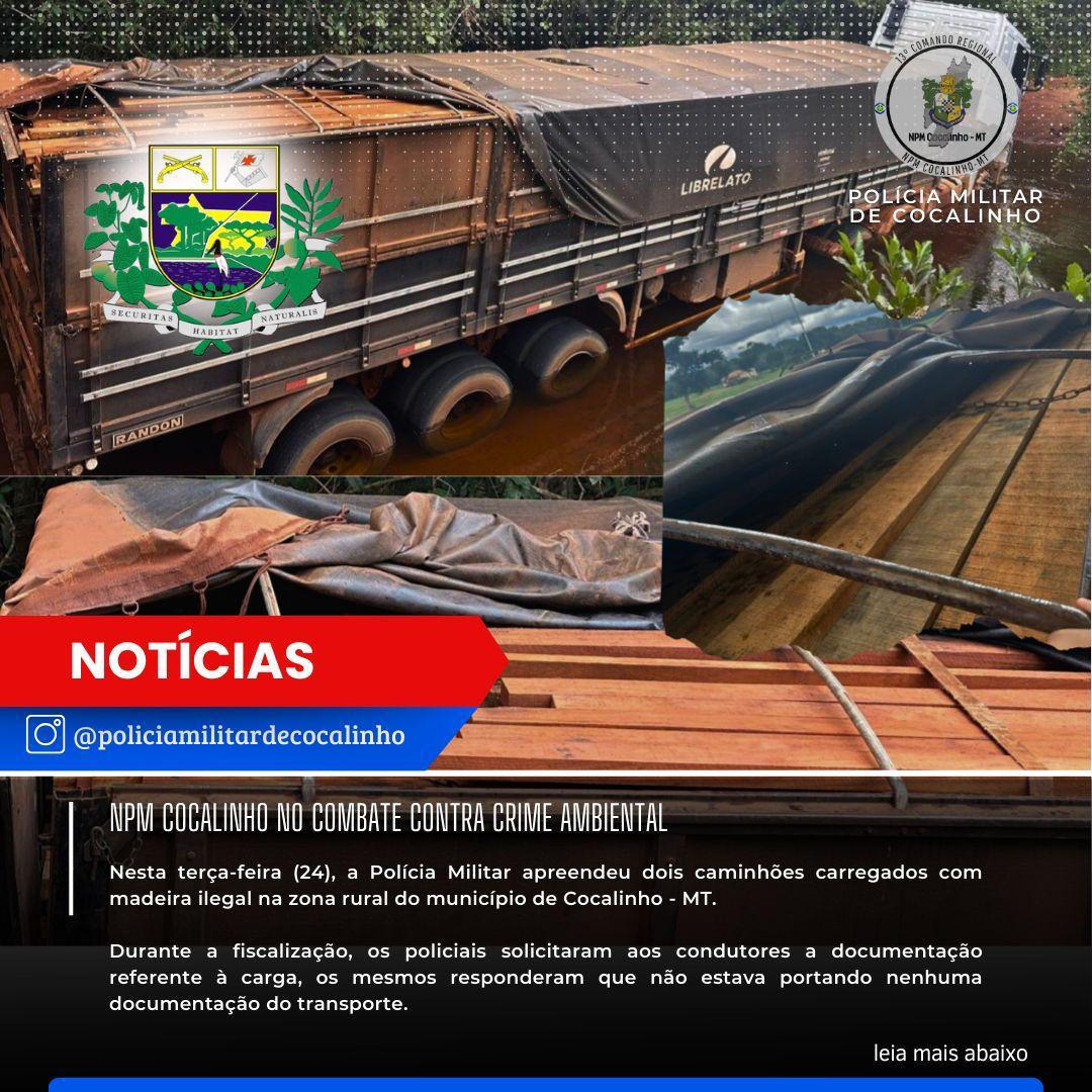 NPM Cocalinho no combate contra crime ambiental