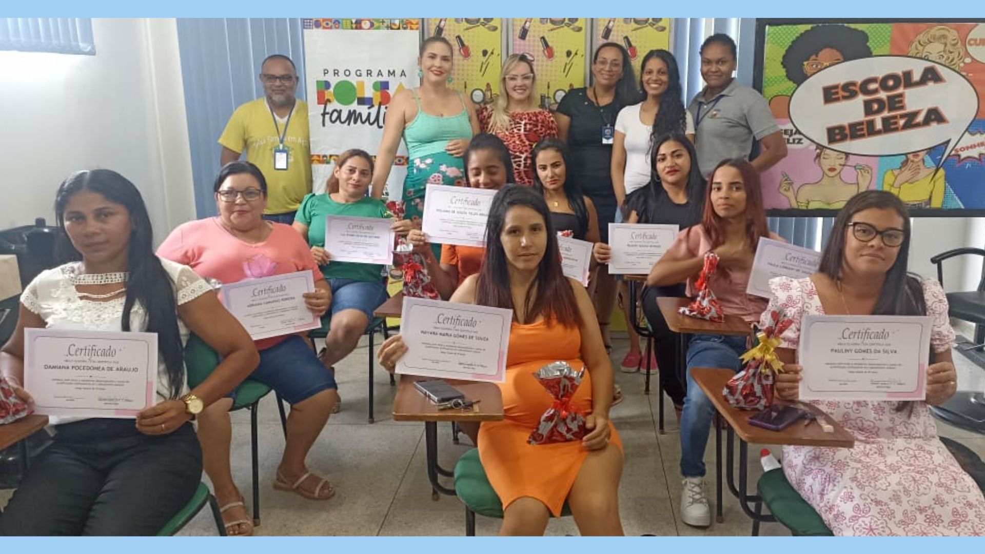 Bolsa Família certifica novas cabeleireiras