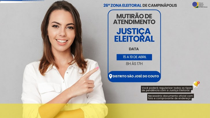 Justiça Eleitoral leva serviços a distrito de Campinápolis