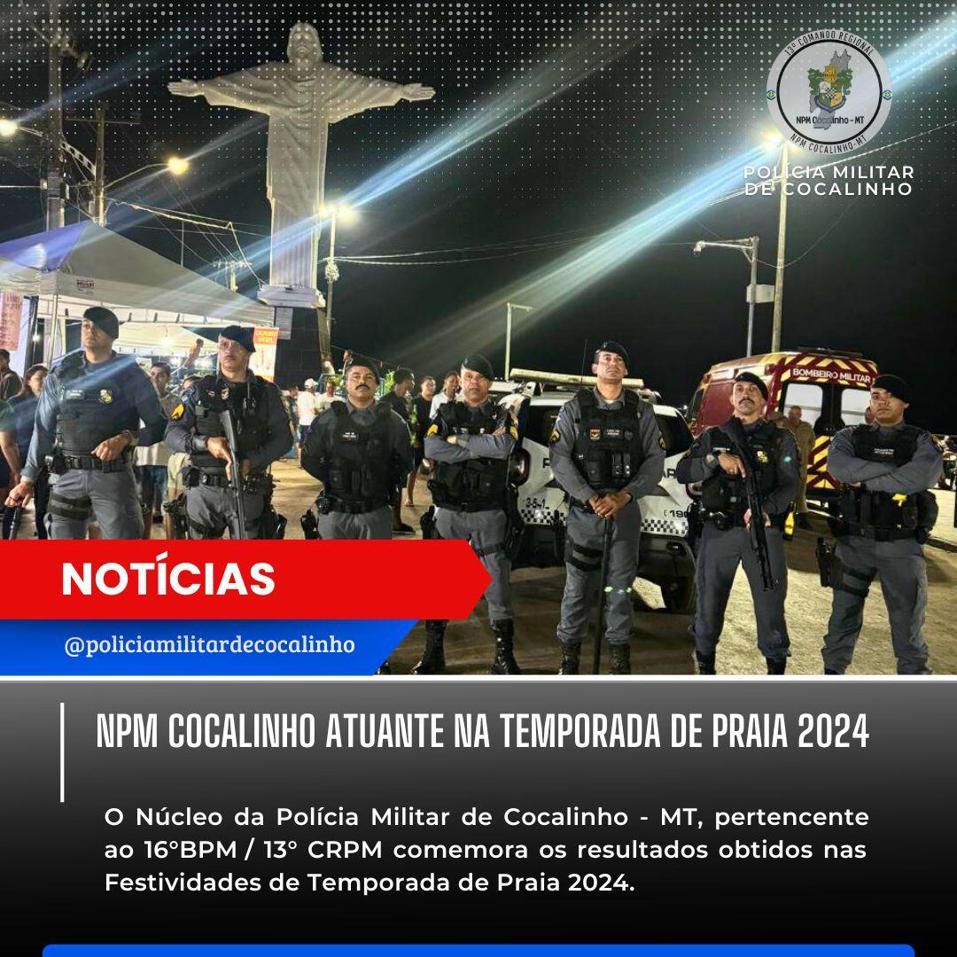 NPM Cocalinho atuante na Temporada de Praia 2024