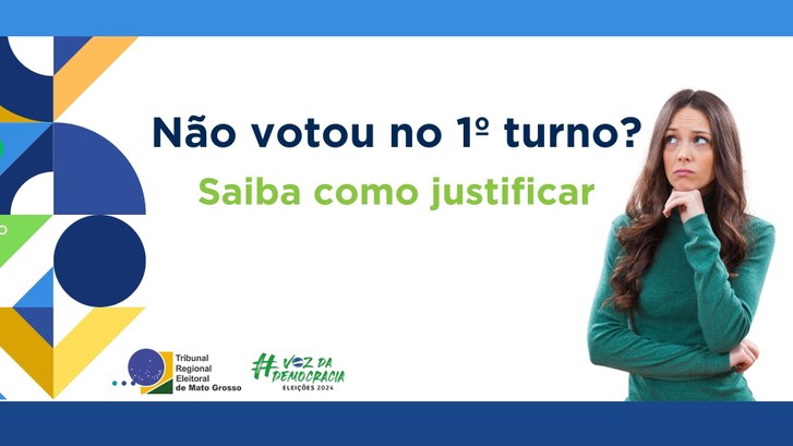 Não votou no 1º turno das eleições? Saiba como justificar a ausência