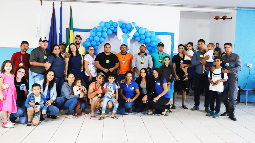 Escola cristalino confraterniza com pais em café da manhã especial