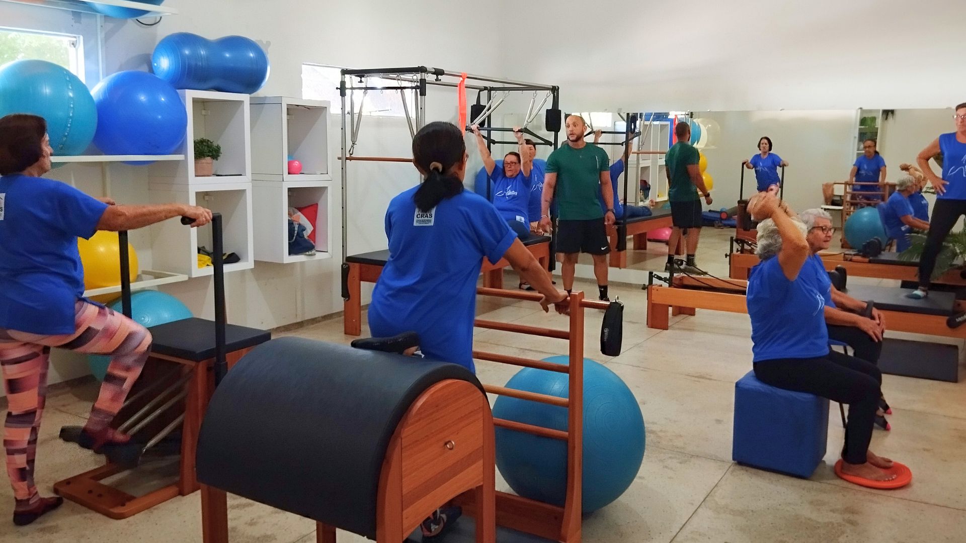 Assistência Social oferta aulas de Pilates para grupo da Melhor Idade