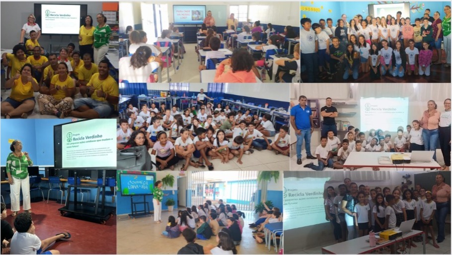 Alunos do recicla Verdinho participam de palestra sobre resíduos sólidos