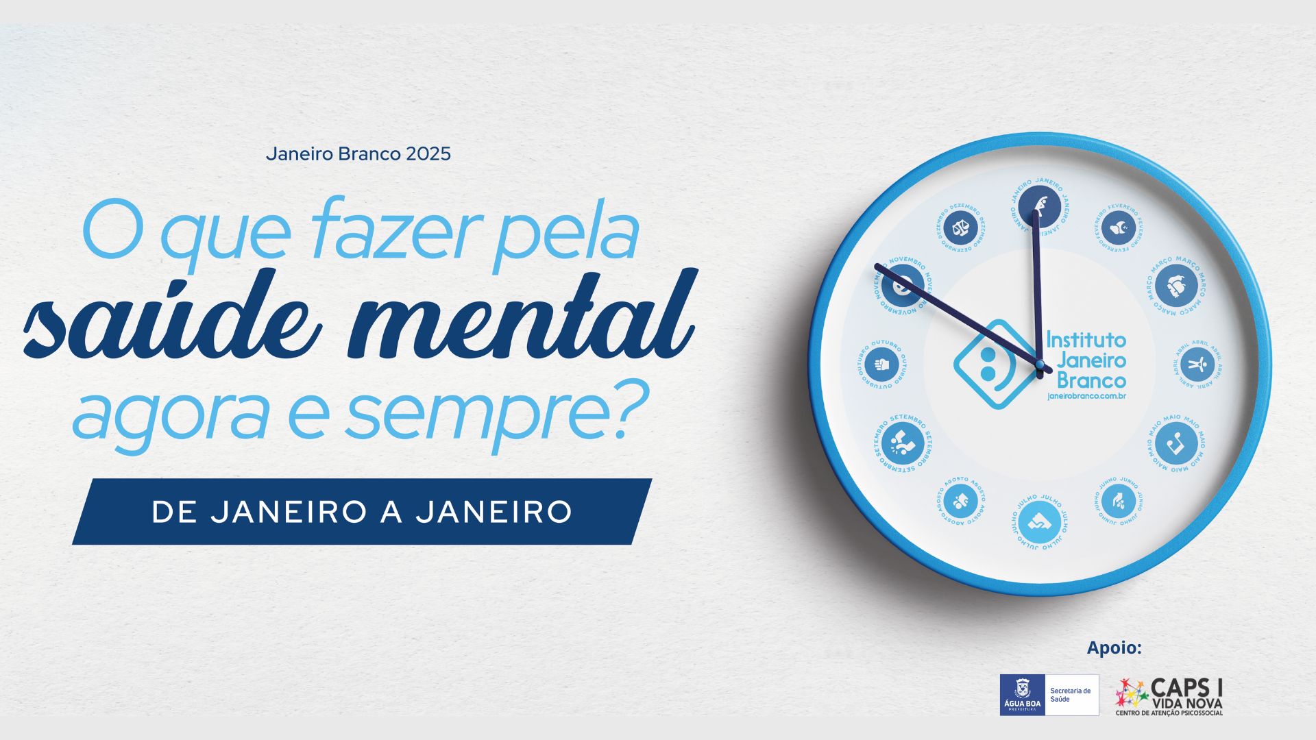 Janeiro Branco: Mês da Conscientização sobre Saúde Mental