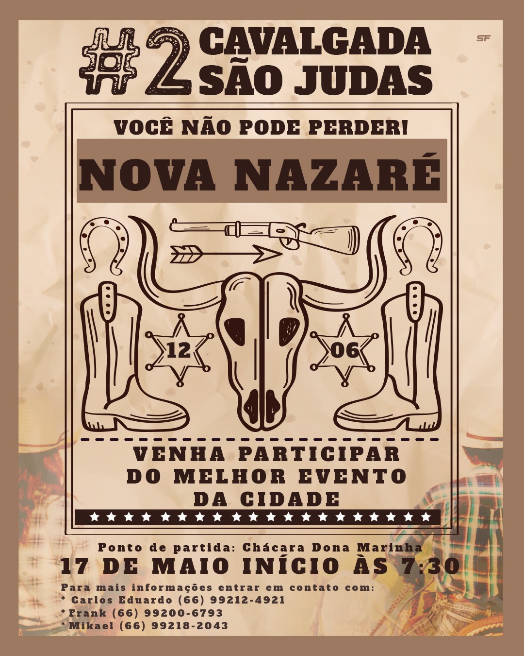 2ª Cavalgada de São Judas promete movimentar Nova Nazaré com tradição e alegria