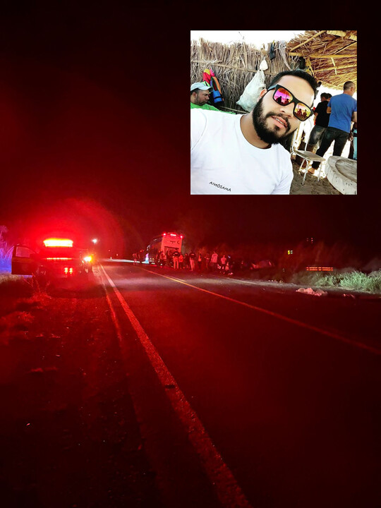 Grave acidente na BR-158 com uma vitima fatal e um ferido próximo a Água Boa - veja vídeo