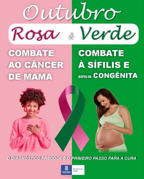 Prefeitura de Água Boa dá início às campanhas do Outubro Rosa e Outubro Verde