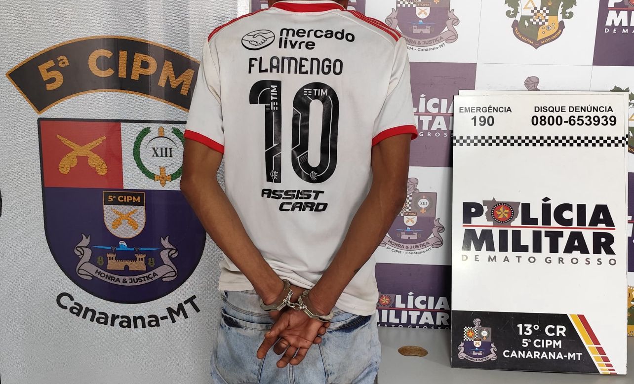 Foragido por estupro é identificado por reconhecimento facial e preso em Canarana