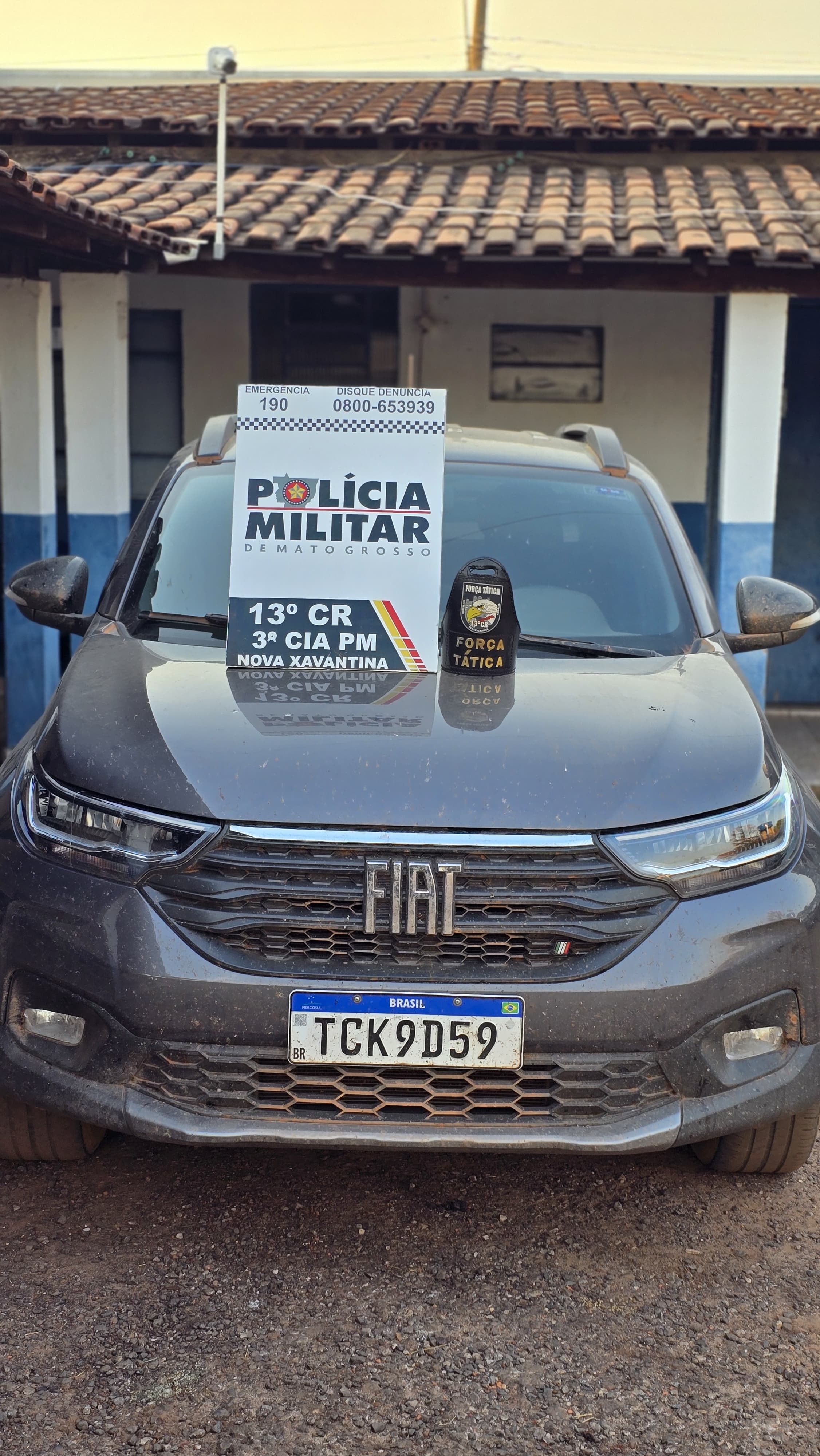 PM flagra veículo dublê
