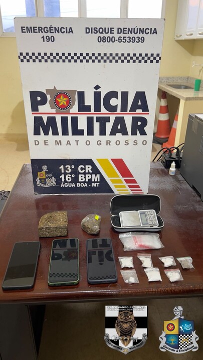 PM prende suspeito faccionado com drogas