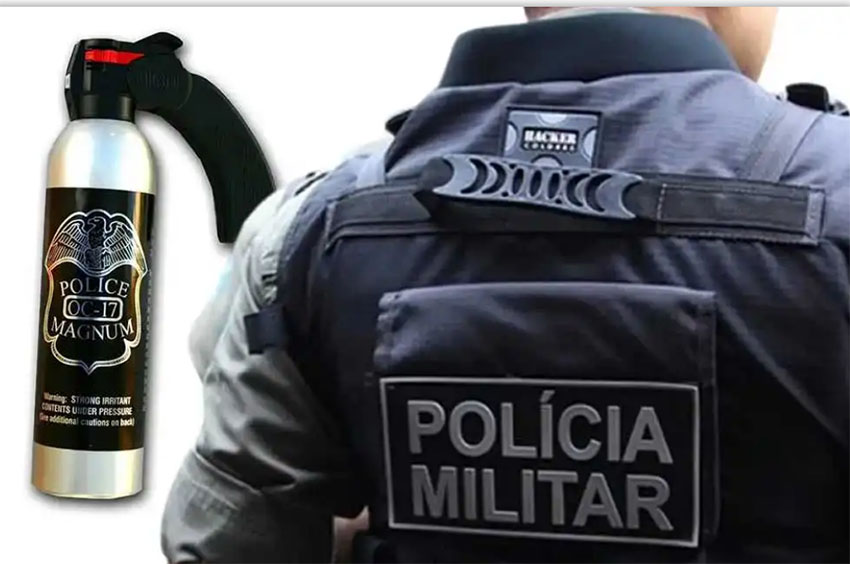PM usa spray de pimenta após confusão
