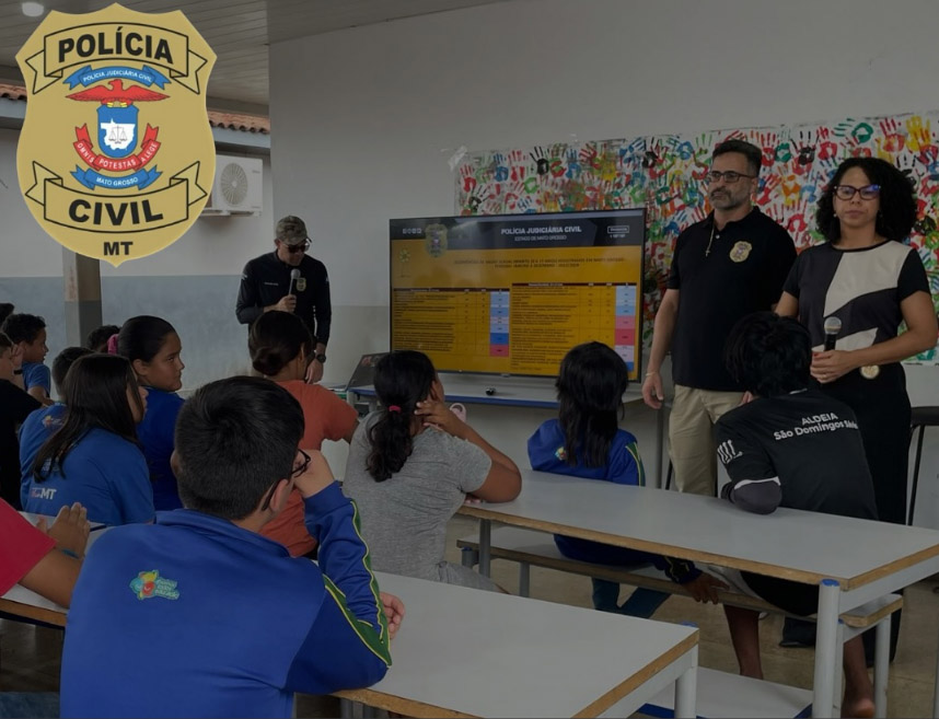 Palestra sobre violência infantil e violência contra a mulher