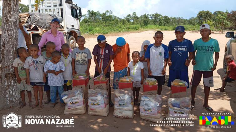 Prefeitura recebe apoio do MDS e entrega alimentos aos afetadas pelas chuvas
