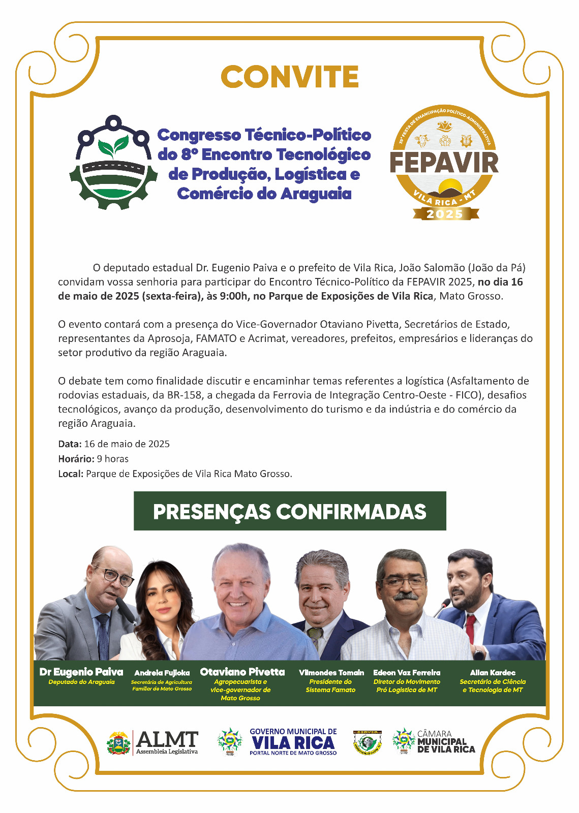 Congresso Técnico-Político do 8º Encontro Tecnológico de Produção, Logística e Comércio do Araguaia
