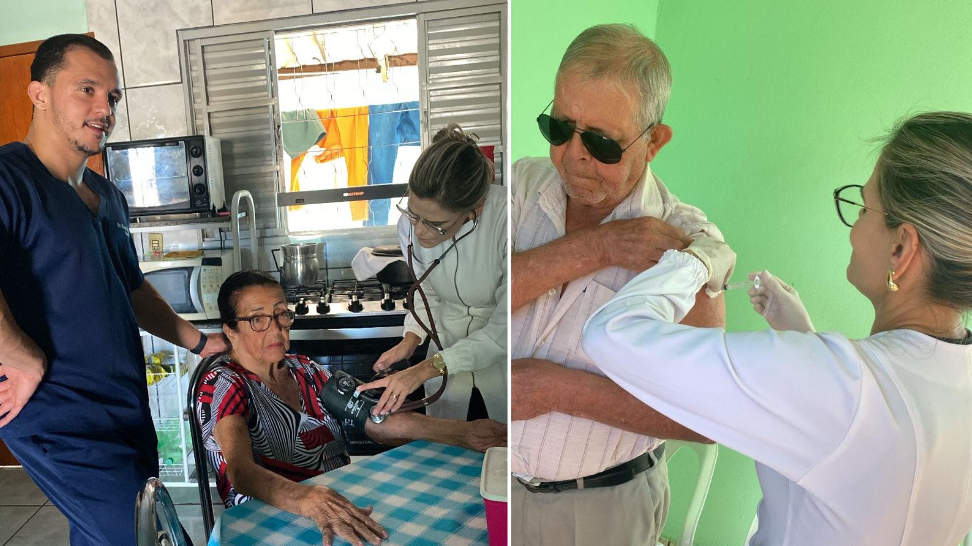 ESF Guarujá realiza dia de visita domiciliar e vacinação