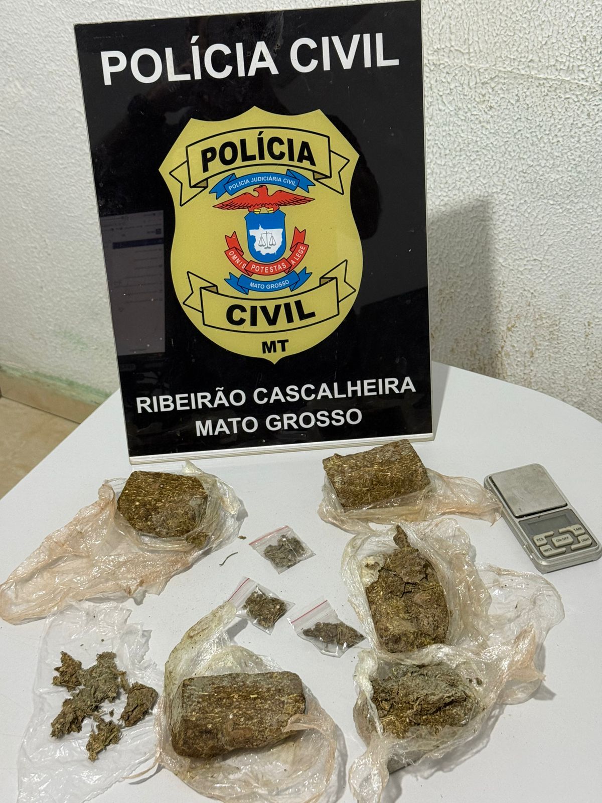 Polícia Civil apreende drogas e identifica envolvidos durante cumprimento de mandado na Operação Revolts 3 em Ribeirão Cascalheira