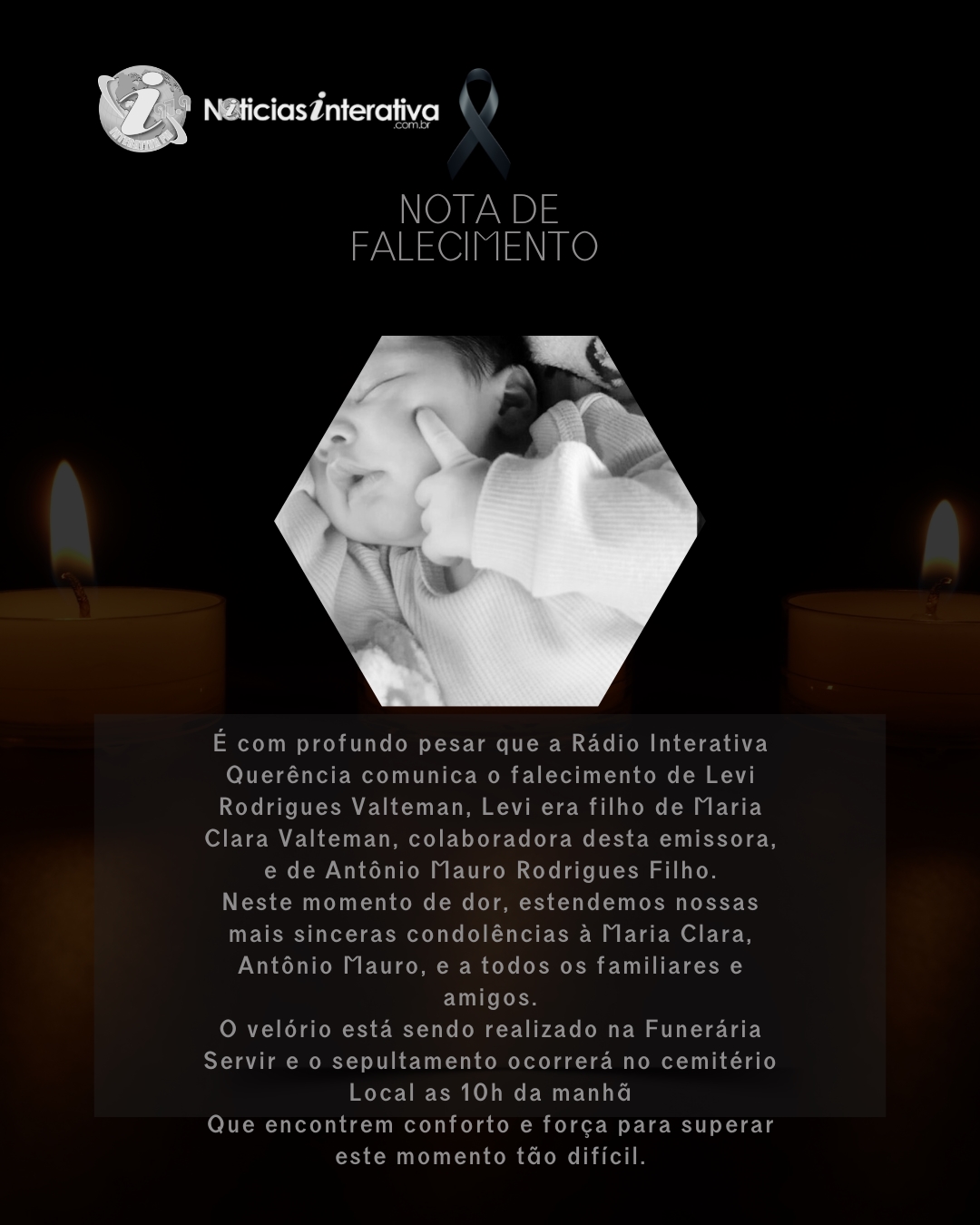 Nota de pesar Rádio Interativa de Querência