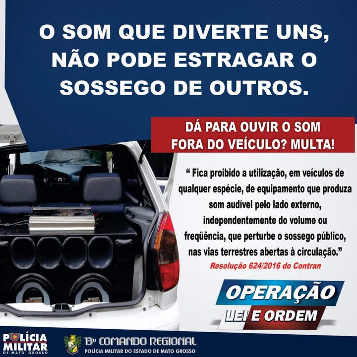 Perturbação do sossego com som abusivo vira TCO