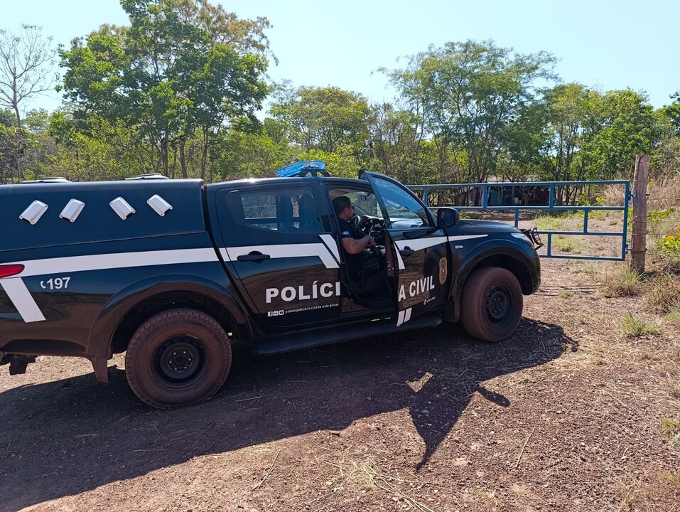 Polícia Civil resgata mulher e dois filhos vítimas de violência doméstica em área rural de Água Boa
