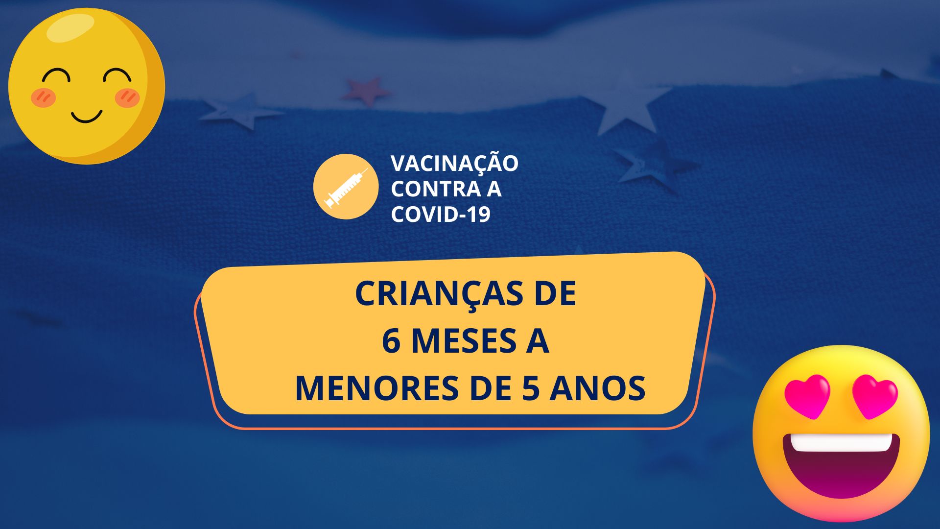 Vacinas contra a COVID-19 para crianças de 6 meses a menores de 5 anos