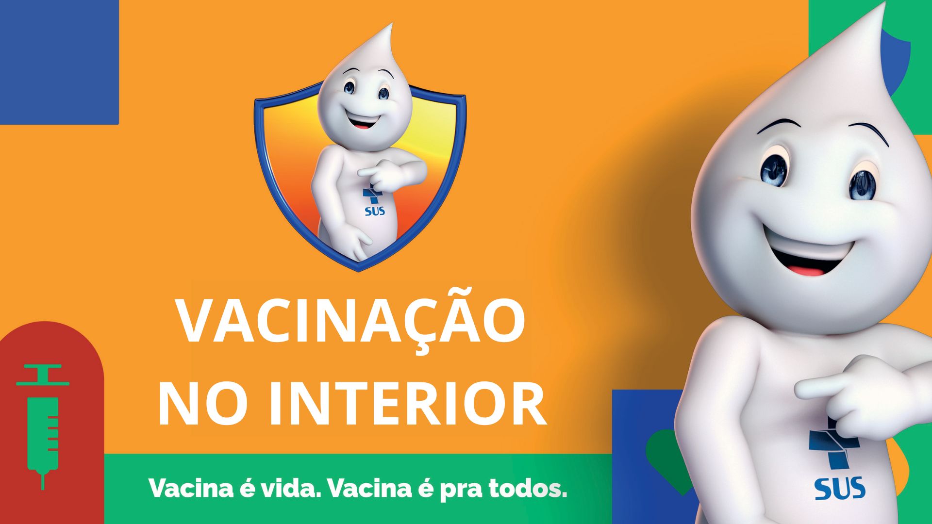 Calendário de vacinação no interior do município