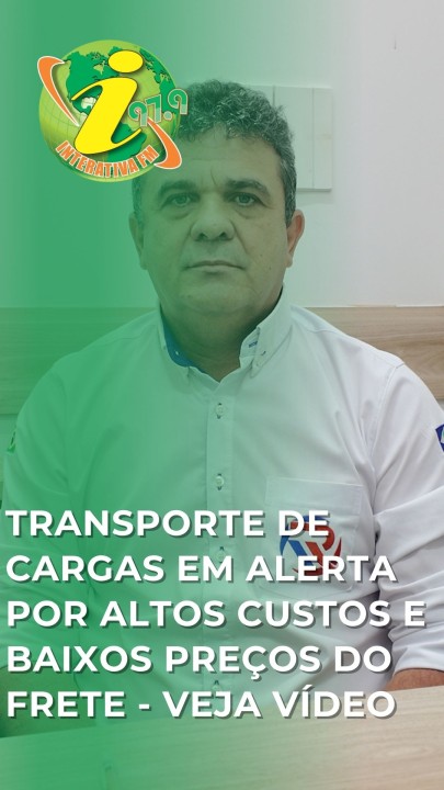 Transporte de cargas em alerta por altos custos e baixos preços do frete - veja vídeo