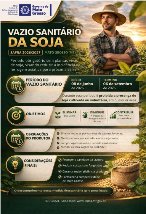 vazio sanitario soja
